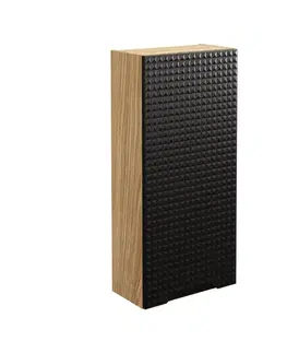 Skrinky do kúpeľne ArtCom Závesná skrinka do kúpeľne LUXOR Black 83-35-1D