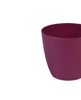 Kvetináče PLASTKON - Kvetináč dekoračný ELLA 18 vínový