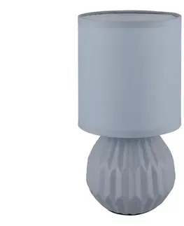 Lampy Globo 21730B - Stolná lampa SYLAS 1xE14/40W/230V modrá 21730B