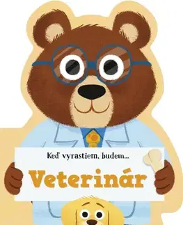 Leporelá, krabičky, puzzle knihy Keď vyrastiem, budem...Veterinár