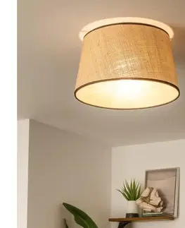 Svietidlá BRILAGI - LED prisadený luster CERIA 1xE27/40W/230V pr. 35 cm béžová BG3988+EG781083