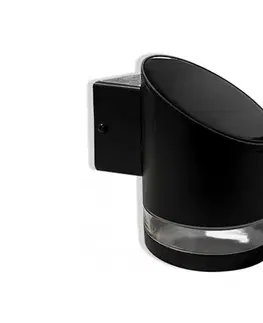 LED osvetlenie  LED Vonkajšie solárne nástenné svietidlo LED/1W/3,7V 3000K IP54 1200 mAh čierna 10384