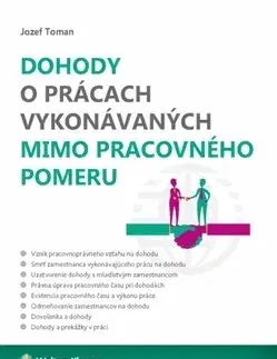 Pracovné právo Dohody o prácach vykonávaných mimo pracovného pomeru - Jozef Toman
