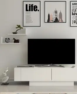 Konferenčné stolíky Televízny stolík Matera White