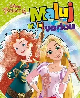 Pre deti a mládež - ostatné Maľuj vodou A5 Disney Princezné