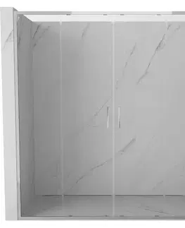 Sprchovacie kúty MEXEN/S - Exo dvojité posuvné sprchové dvere 190, transparent, chróm 8152-190-000-01-00