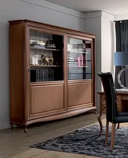 Obývacie steny TARANKO Verona rustikálna pracovňa hnedá (Cognac 18)
