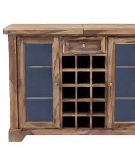Barové stolíky Barová skriňa 120x90x50 indický masív palisander