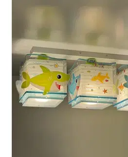 Svietidlá Dalber 63473 - Detské stropné svietidlo BABY SHARK 3xE27/60W/230V 63473