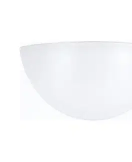 Lampy  Náhradné sklo NATURAL/OAK SLIM E27 biele szyba 8.4