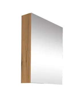 Kúpeľňový nábytok Zrkadlová skrinka SAT B-Way 60x75 cm lamino dub BWAY60CABOAK BWAY60CABOAK