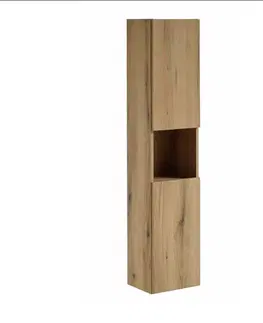 Skrinky do kúpeľne ArtCom Vysoká skrinka do kúpeľne NOVA Oak 80-03-2D