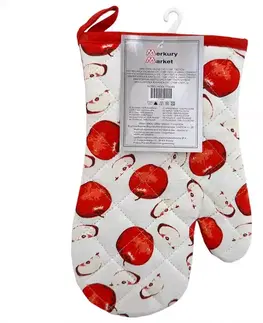 Bytový textil Kuchynská rukavica OTC-11089 17x27 cm červené jablko
