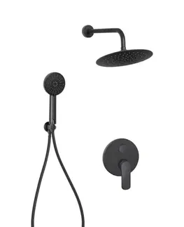 Kúpeľňové batérie INVENA - Podomietkový set 2-cestná nástenná batéria SIROS , round, number 13 BS-90-013-A