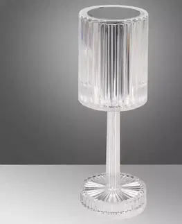 Lampy do obývačky Stolná lampa CRISTAL KARTELLO LB1