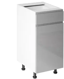 Kuchynské skrinky stojace Kuchynská Skrinka Gardena D40s1 L Grey