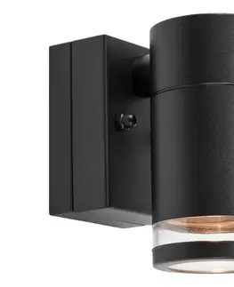 Svietidlá Markslöjd 109101- LED stmievateľné vonkajšie nástenné svietidlo LUNO LED/4,9W/230V IP65 čierna 109101