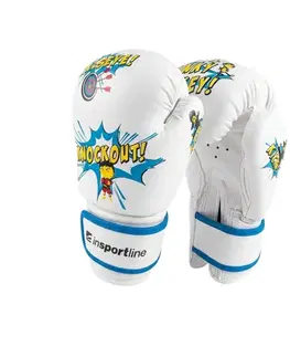 Boxerské rukavice Detské boxerské rukavice inSPORTline Jabbino biela - 4 oz