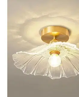 Svietidlá  Stropné svietidlo ACRYLIC 1xE27/40W/230V pr. 28 cm zlaté 751ARL1102