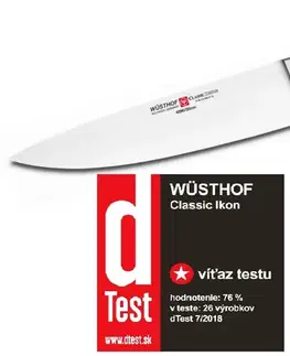 Sady nožov Wüsthof CLASSIC IKON nôž kuchársky 20 cm 4596/20 + brúska 4347- zvýhodnený set