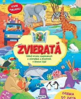Leporelá, krabičky, puzzle knihy Okienka do sveta: Zvieratá