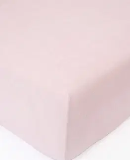 Plachty MKLozkoviny.sk Froté plachta 160 × 200 cm - staroružová
