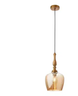 Svietidlá Redo 01-2740 - Luster na lanku TOLL 1xE27/42W/230V bronzová 01-2740