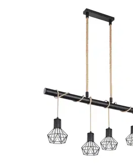 Svietidlá Globo 54017-4H - Luster na lanku PRISKA 4xE27/60W/230V 54017-4H
