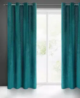 Závesy do spálne Záves LUSSI 140X250 na priechodkách 384505