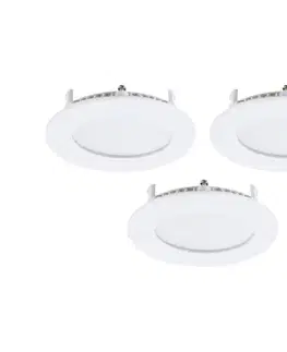 LED osvetlenie Eglo 79072 - SADA 3× LED zapustených stropných svietidiel FUEVA-RW 1×LED/2,8W/230V 79072