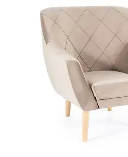 Kreslá Kreslo KIER 1 VELVET buk Signal