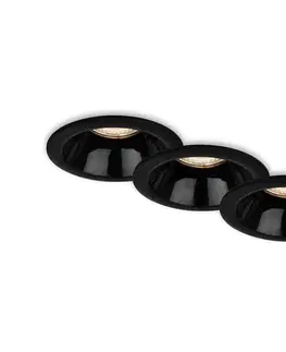 Svietidlá Briloner 7042-035 - SADA 3x Kúpeľňové podhľadové svietidlo 1xGU10/9W/230V IP23 7042-035