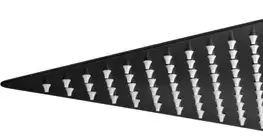 Kúpeľňové batérie DEANTE - Cascada čierna - Sprchová hlavica, oceľ - 250x250 mm NAC_202K