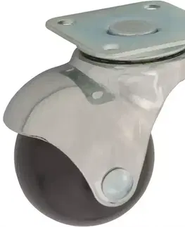 Príslušenstvo k nábytku Nábytkové koliesko guľové Ø40mm/40kg, doska otočná