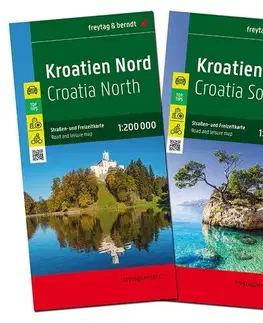 Do auta Chorvátsko 1:200 000 Set 2 mapy