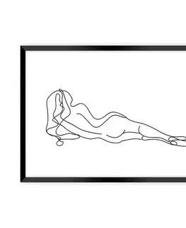 Obrazy Plagát Figure Line III