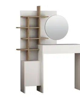 Konferenčné stolíky Kozmetický stolík Mup White and Oak