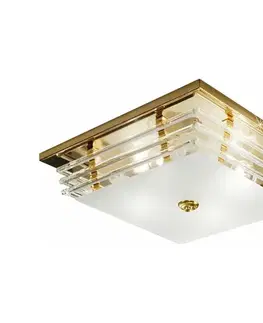Svietidlá Kolarz 0342.14.3 - Stropné svietidlo ONTARIO 4xE27/60W/230V 24K zlatý 0342.14.3