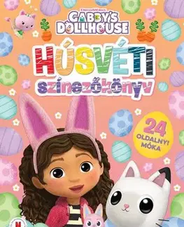 Pre dievčatá Gabi babaháza - Húsvéti színezőkönyv