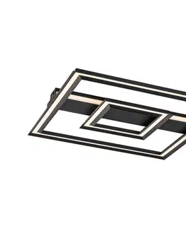 Svietidlá Rabalux 71071 - LED stropné svietidlo SIDONA LED/48W/230V 3000K čierne 71071