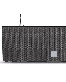 Kvetináče a truhlíky NABBI DRC600W plastový balkónový kvetináč 58 cm hnedá