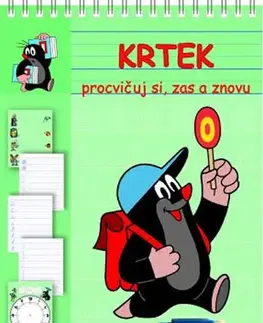 Pre deti a mládež - ostatné Krtek 2 - Stíratelné listy A5 s popisovačem