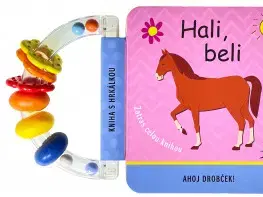 Leporelá, krabičky, puzzle knihy Hali beli: Knižka s hrkálkou