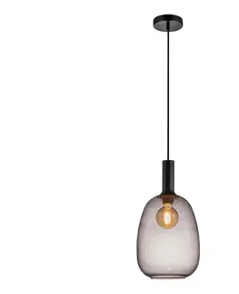 Svietidlá Nordlux - Luster na lanku ALTON 1xE27/60W/230V čierna 47303047