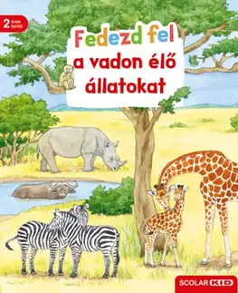 Leporelá, krabičky, puzzle knihy Fedezd fel a vadon élő állatokat - Bea Zorell,Ursula Weller,Anne Ebert
