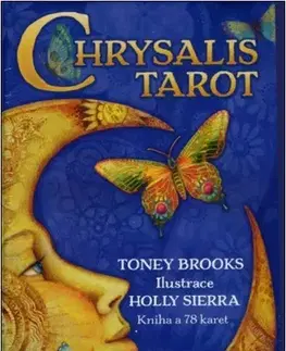 Veštenie, tarot, vykladacie karty Chrysalis Tarot - kniha + 78 karet - Toney Brooks,Holly Sierra