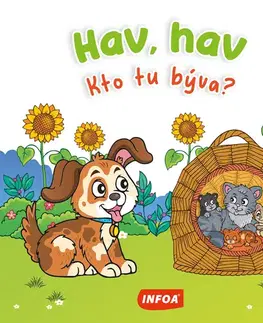 Leporelá, krabičky, puzzle knihy Kto tu býva? Hav, hav (SK vydanie)