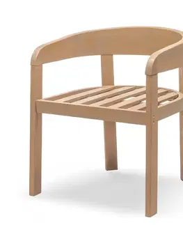 Záhradné stoličky ACATE záhradná stolička, teak/béžová