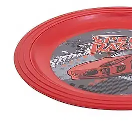 Detské misky a taniere MAKRO - Tanier Speed Racer, umelá hmota