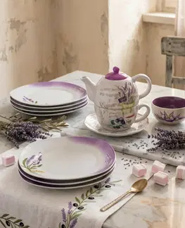 Hrnčeky a šálky Banquet Lavender 2-dielna raňajková sada